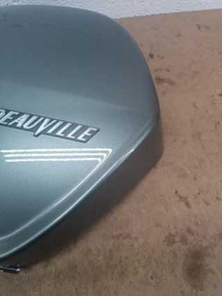 Maleta Deauville 700 Honda izquierda gris estrecha