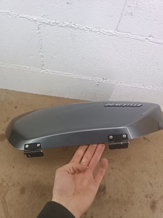 Maleta Deauville 700 Honda izquierda gris estrecha