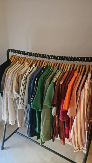 Perchero para interior y exterior, negro, 117x59