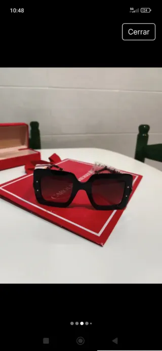 Gafas de sol cuadradas negras