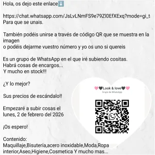 Grupo de WhatsApp Look & Love