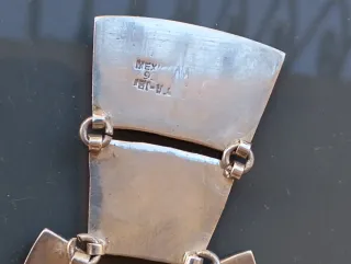 Collar Taxco Plata 925 Turquesa 82 gr.