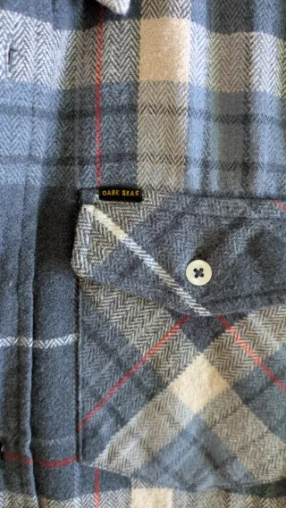 Camisa de franela a cuadros Dark Seas