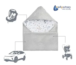 Manta cochecito bebé con agujeros