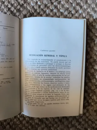 Libro antiguo medicina