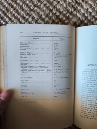 Libro antiguo medicina