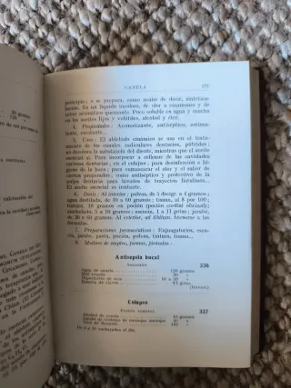Libro antiguo medicina