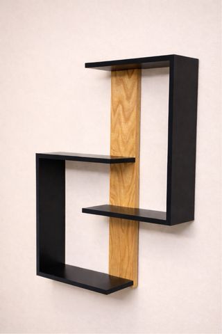 Estantería de pino hecha a mano