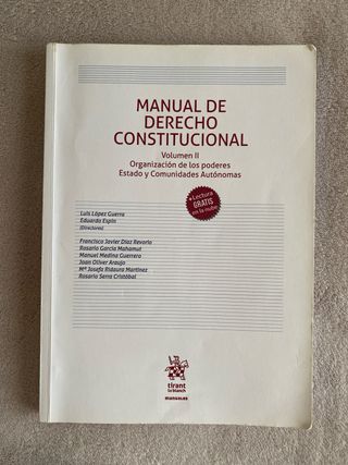 Manual de Derecho Constitucional Vol. 1