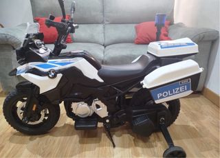 Moto Eléctrica Infantil Policía