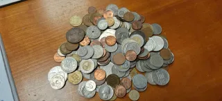 Lote monedas antiguas varios países