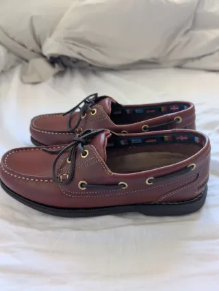 NAUTICOS BENAVENTE DE PIEL CON CORDONES MARRÓN