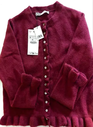 Jersey Zara Rojo Talla M