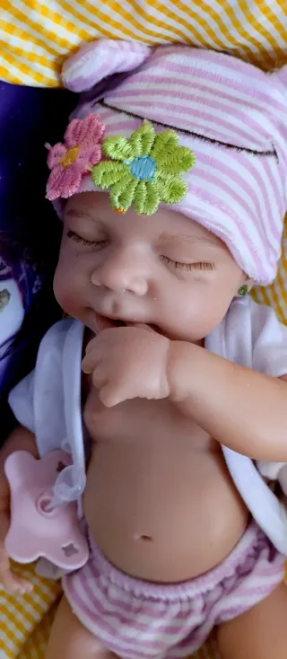 Bebé Reborn Silicona Completa 33-34 cm