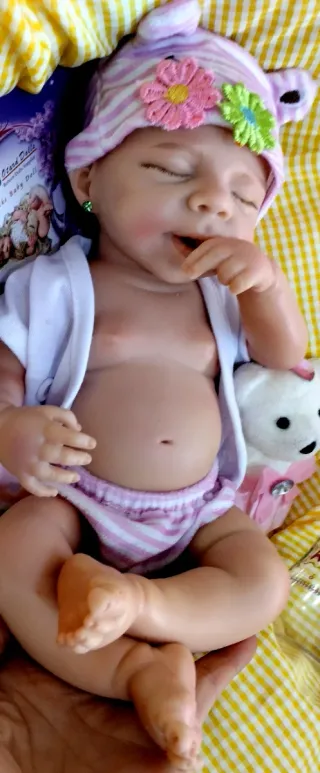 Bebé Reborn Silicona Completa 33-34 cm