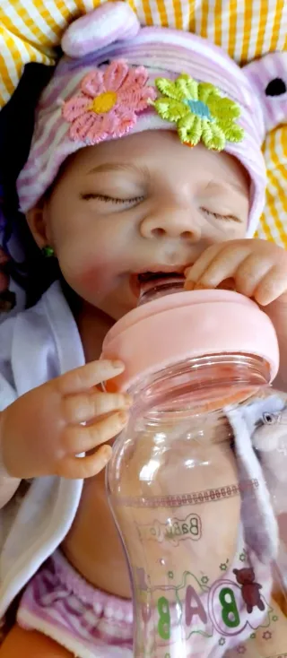 Bebé Reborn Silicona Completa 33-34 cm