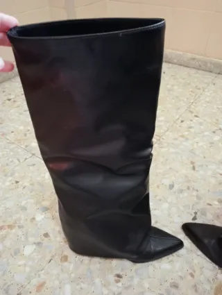 Botas de tacón negras