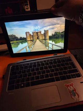 HP Portátil Tablet Gris/Plata