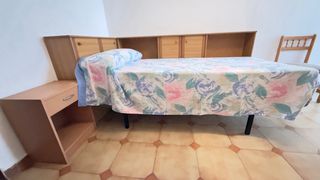 Cama individual 90x190 con mueble