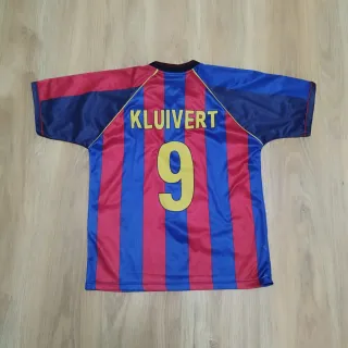 Camisola Vintage Barcelona Kluivert #9 S