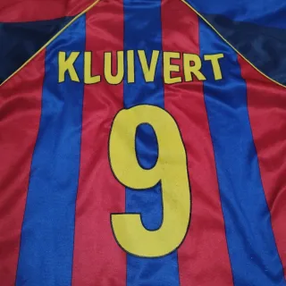 Camisola Vintage Barcelona Kluivert #9 S
