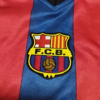 Camisola Vintage Barcelona Kluivert #9 S