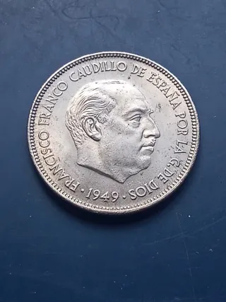 5 Pesetas 1949 *50