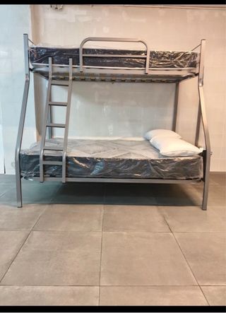 Literas metálicas 90x190 y 135x190