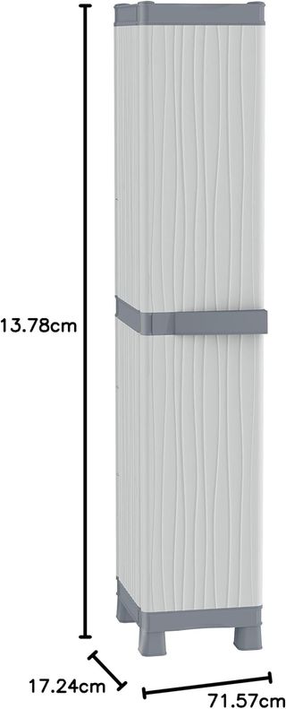 Armario Terry 1 Puerta 4 Estantes