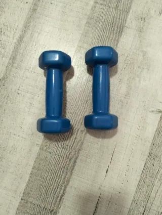 Pesas azules 1kg (par)