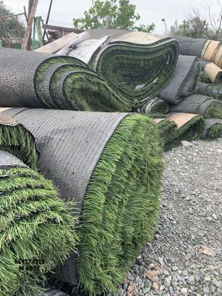 Césped artificial reciclado