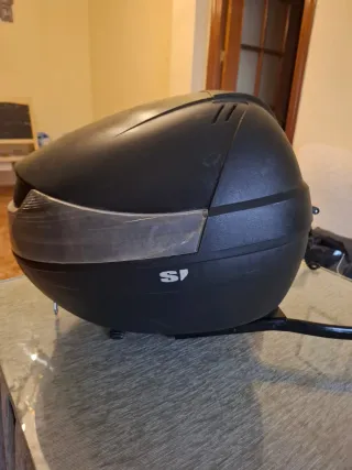 Cajón para moto + soporte para sym jet 14 125cc