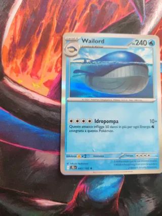 Pokémon Card Wailord Holo