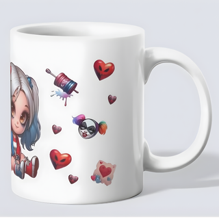 Taza cerámica diseño Joker y Harley Quinn