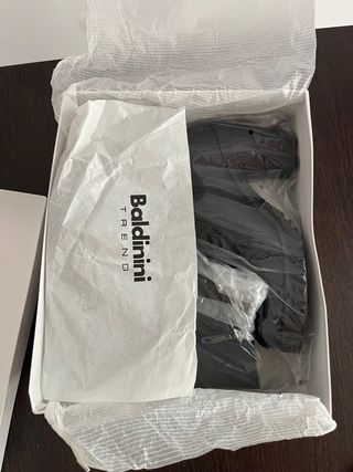 Botines piel Baldinini negros mujer