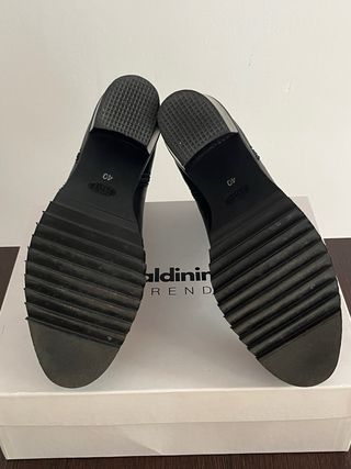 Botines piel Baldinini negros mujer