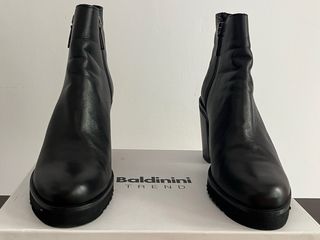 Botines piel Baldinini negros mujer