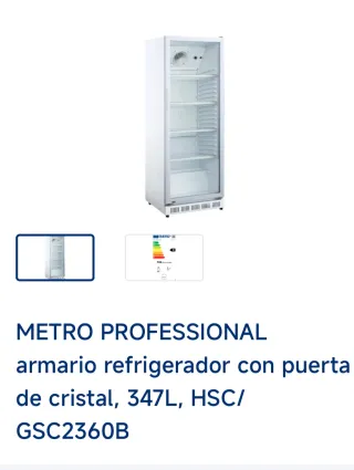 Nevera vertical expositora