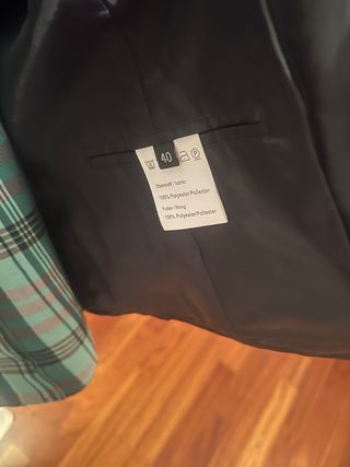 Camicia a quadri verde  con gilet nero