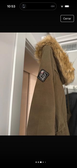 Abrigo Pinkie verde militar