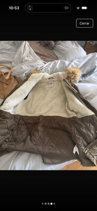 Abrigo Pinkie verde militar