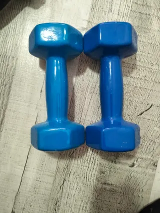 2 Mancuernas Azules 4kg