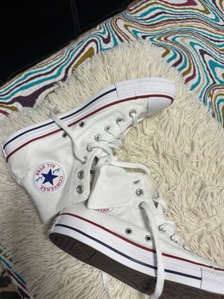 Converse All Star Hi Blancas Talla 40