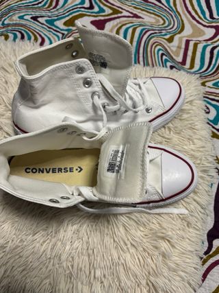 Converse All Star Hi Blancas Talla 40