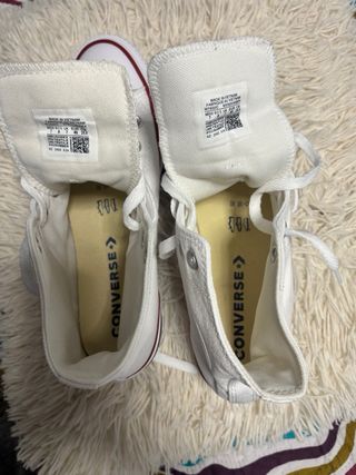 Converse All Star Hi Blancas Talla 40