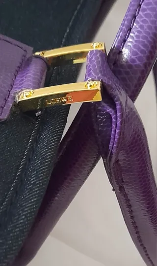 Bolso Loewe Negro y Morado