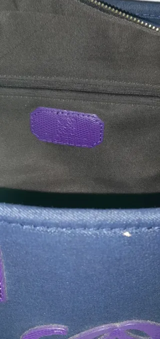 Bolso Loewe Negro y Morado