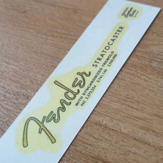 #20#Decal Fender Stratocaster 50-60´s