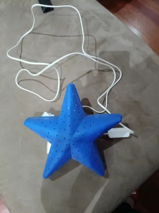 Lámpara Estrella Azul