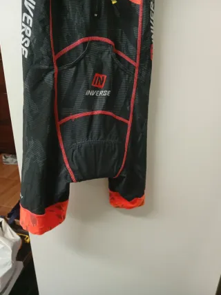 Traje de Triatlón Inverse Negro y Naranja talla M